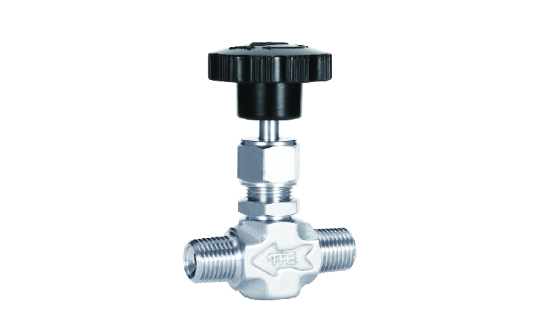 SS316L JPE 锻造直通针阀3/8"外螺纹NPT (附PTFE的垫片)